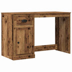 Escritorio con cajón Madera envejecida 50 x 115 x 75 cm