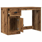 Escritorio con cajón Madera envejecida 50 x 115 x 75 cm