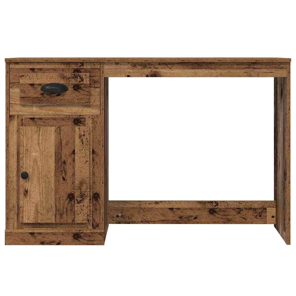 Escritorio con cajón Madera envejecida 50 x 115 x 75 cm