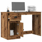 Escritorio con cajón Madera envejecida 50 x 115 x 75 cm