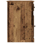 Escritorio con cajón Madera envejecida 50 x 115 x 75 cm