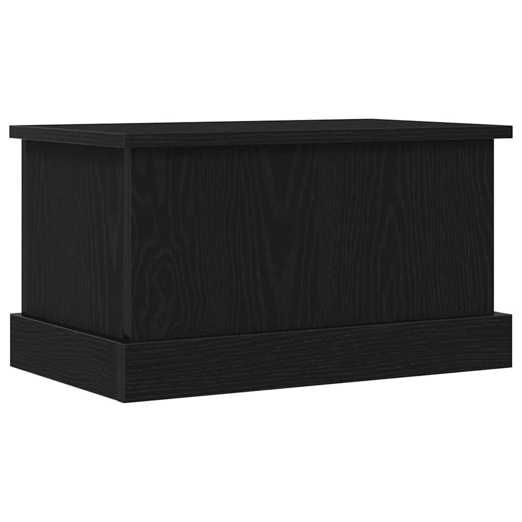 Caixa de Armazenamento Carvalho preto 50 x 30 x 28 cm