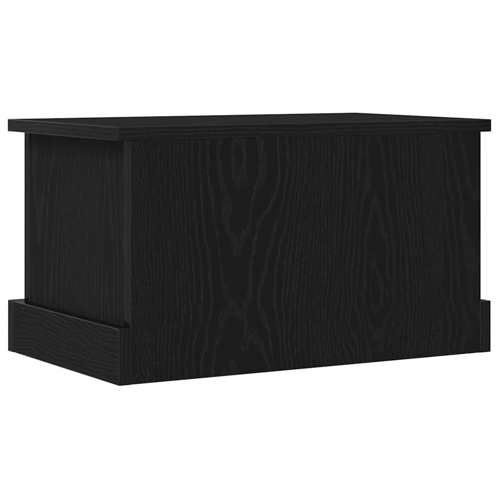 Caixa de Armazenamento Carvalho preto 50 x 30 x 28 cm