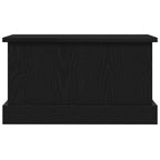 Caixa de Armazenamento Carvalho preto 50 x 30 x 28 cm