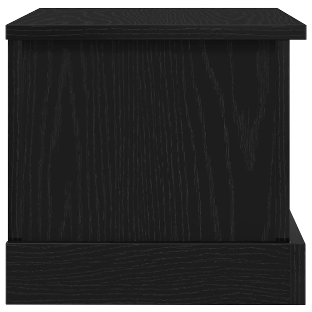 Caixa de Armazenamento Carvalho preto 50 x 30 x 28 cm
