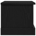 Caixa de Armazenamento Carvalho preto 50 x 30 x 28 cm