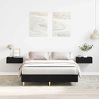 Estructura de cama 137 x 190 cm Madera de ingeniería