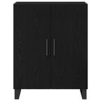 Vitrina Roble Negro 69,5 x 34 x 90 cm Madera contrachapada