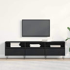 Gabinete de TV con cajón Roble Negro 150 x 30 x 44,5 cm