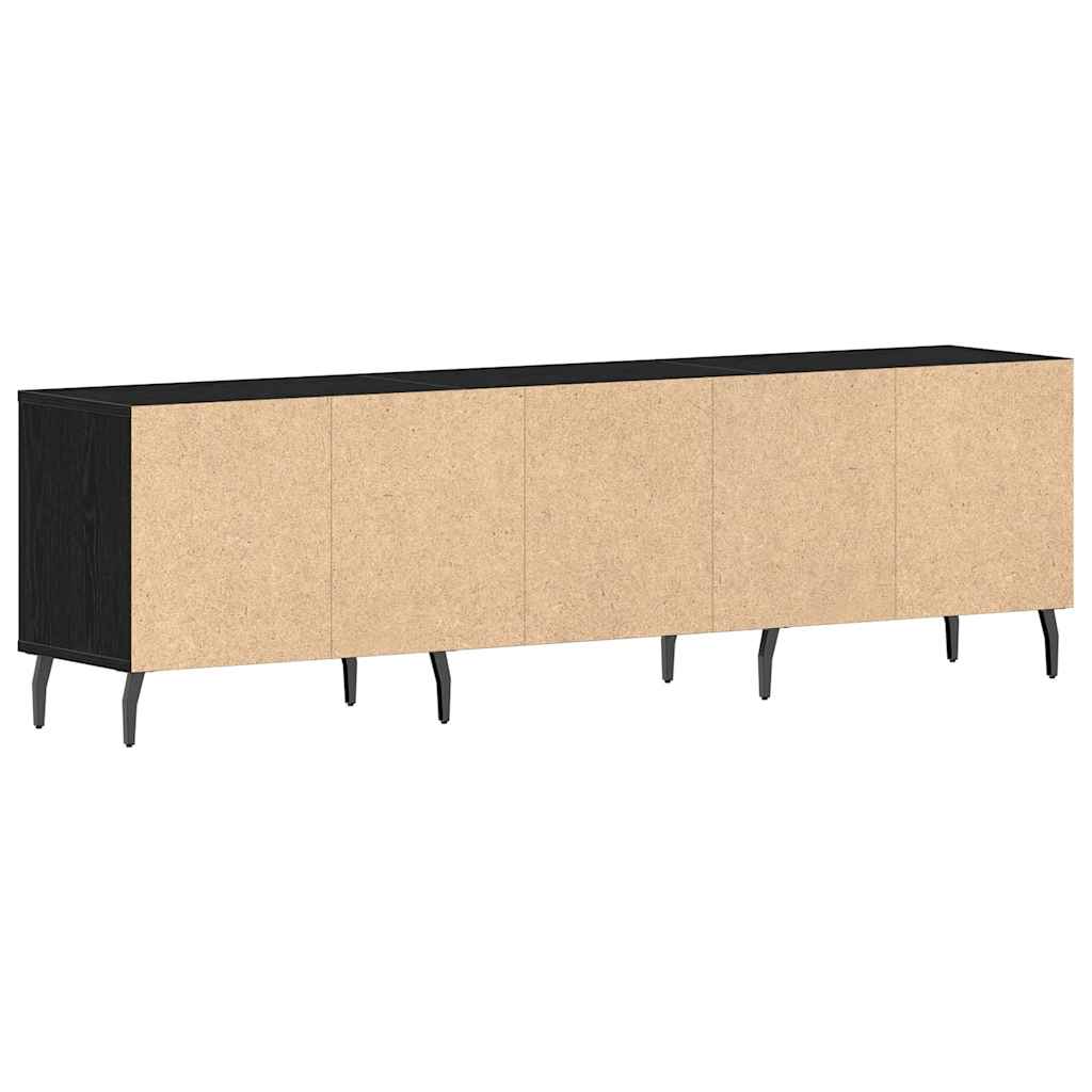 Mueble de TV Roble Negro 150 x 30 x 44,5 cm