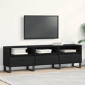 Mueble de TV con cajón Roble Negro 150 x 30 x 44,5 cm