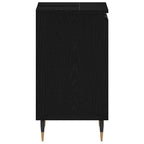 Mueble de lavabo para baño Roble Negro 58 x 33 x 60 cm