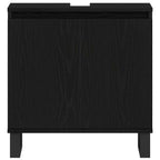 Gabinete de Lavabo para Baño Roble Negro 58 x 33 x 60 cm