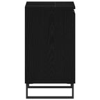 Gabinete de Lavabo para Baño Roble Negro 58 x 33 x 60 cm