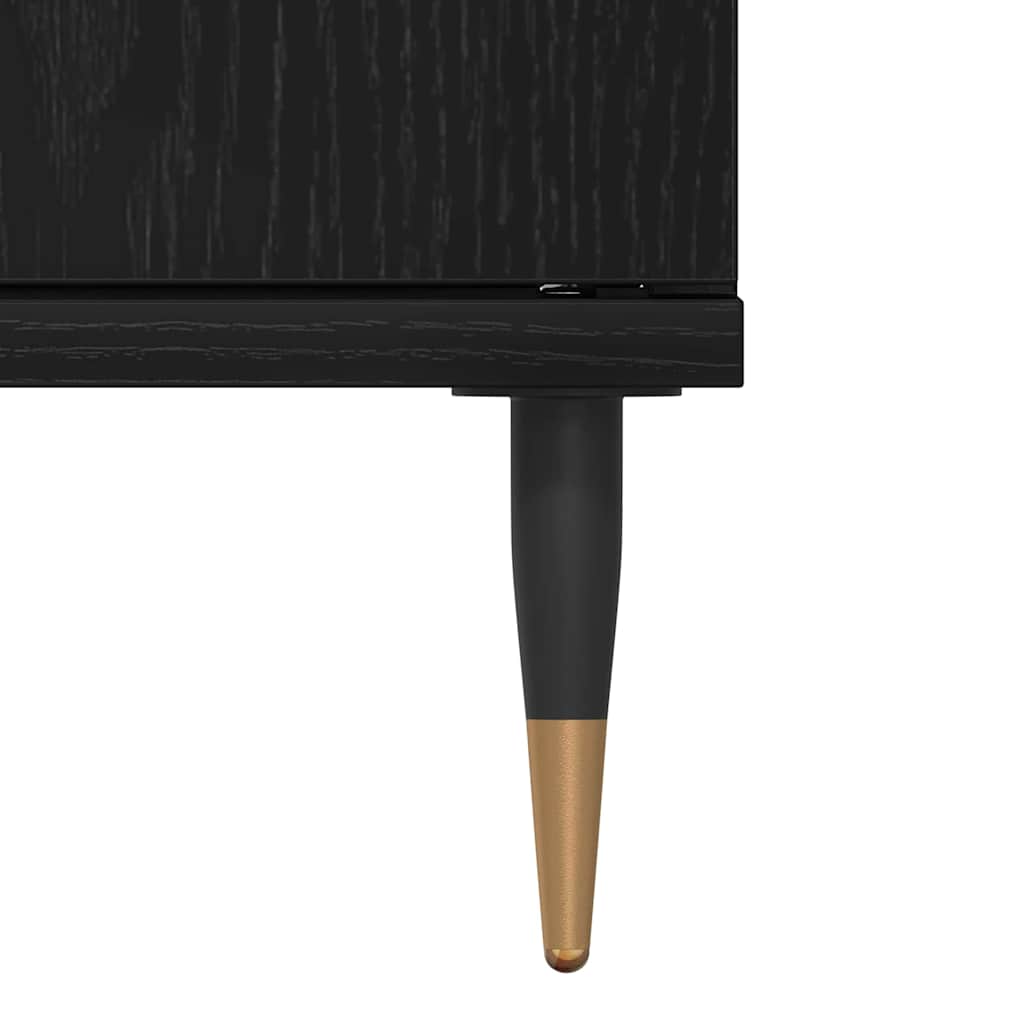 Gabinete de Baño con cajón Roble Negro 65 x 33 x 60 cm