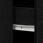 Gabinete de Baño con cajón Roble Negro 65 x 33 x 60 cm