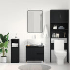 Gabinete de Baño con cajón Roble Negro 65 x 33 x 60 cm