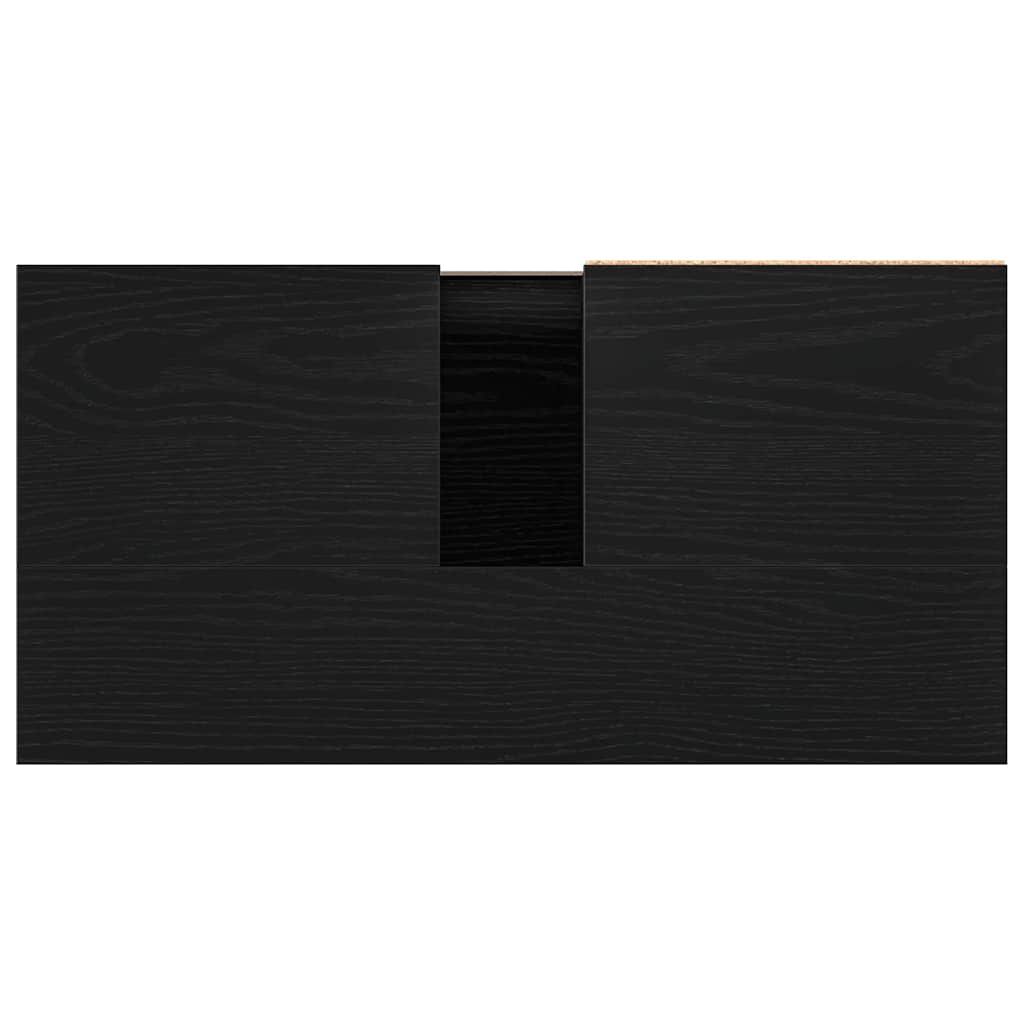 Gabinete de Baño con cajón Roble Negro 65 x 33 x 60 cm