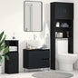Black Oak Bathroom Vanity Cabinet 65 x 33 x 60 cm
