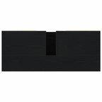 Gabinete de Lavabo para Baño Roble Negro 80 x 33 x 60 cm