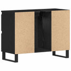 Gabinete de Baño con cajón Roble Negro 80 x 33 x 60 cm