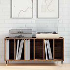 Mueble para discos de vinilo Madera vieja 100 x 38 x 48 cm