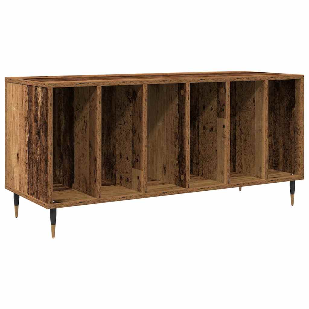 Mueble para discos de vinilo Madera vieja 100 x 38 x 48 cm