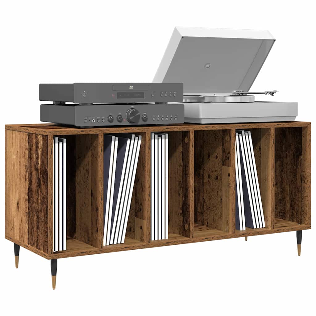 Mueble para discos de vinilo Madera vieja 100 x 38 x 48 cm