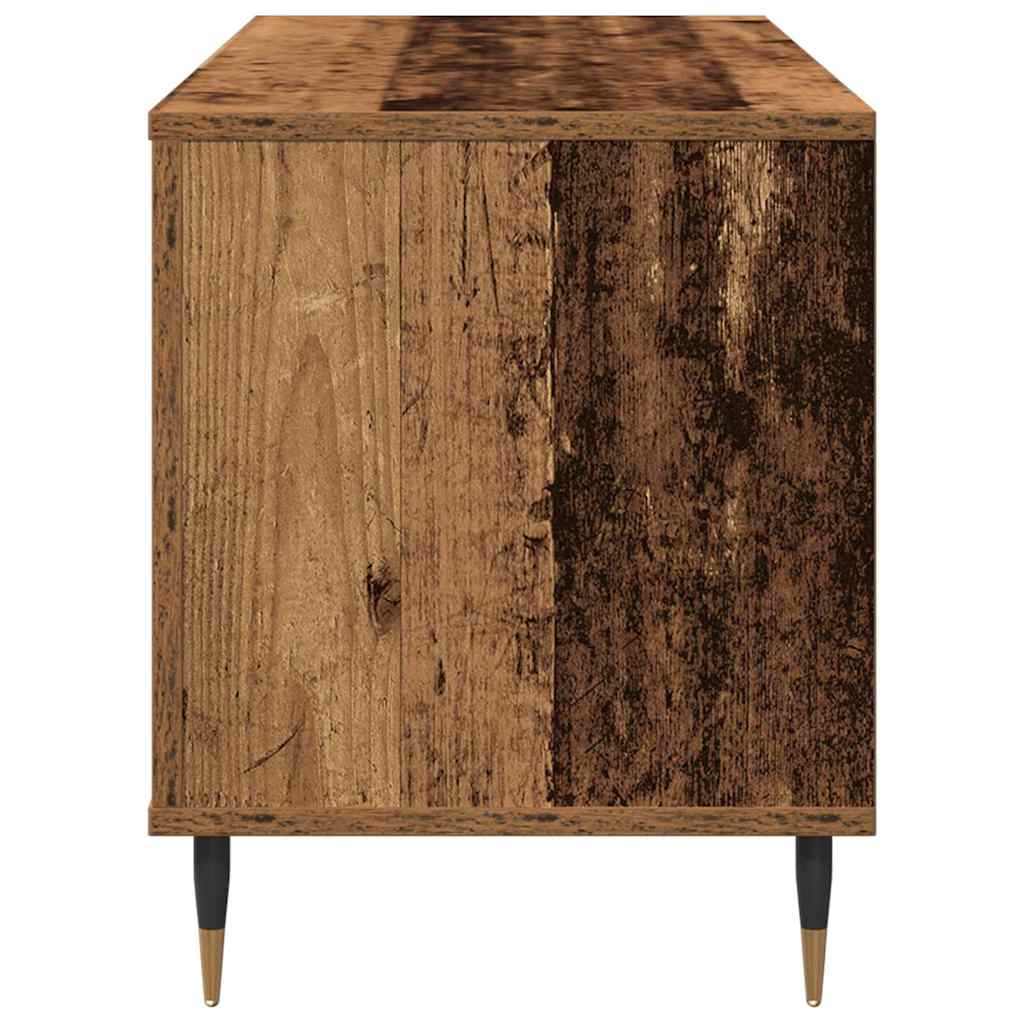 Mueble para discos de vinilo Madera vieja 100 x 38 x 48 cm
