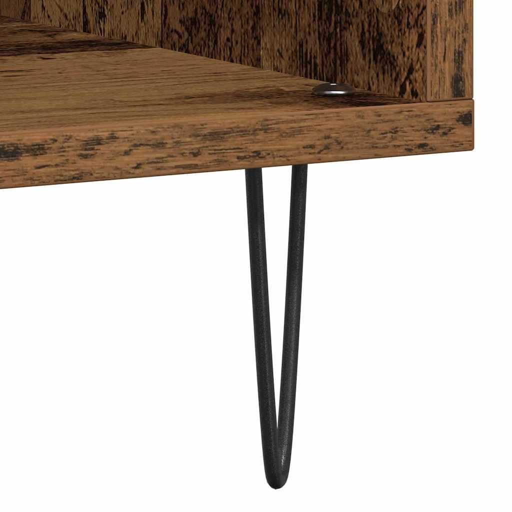 Mueble para discos de vinilo Madera vieja 100 x 38 x 48 cm
