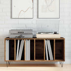 Mueble para discos de vinilo Madera vieja 100 x 38 x 48 cm