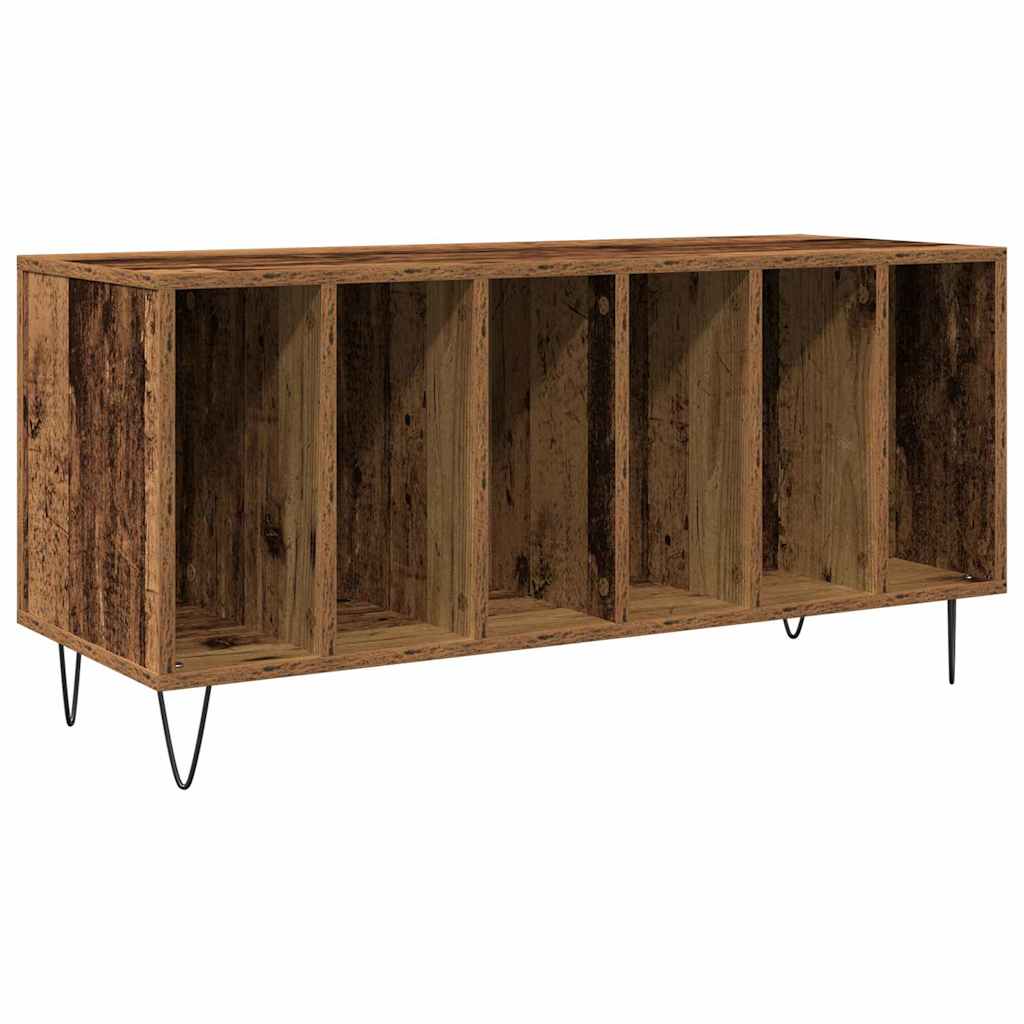 Mueble para discos de vinilo Madera vieja 100 x 38 x 48 cm