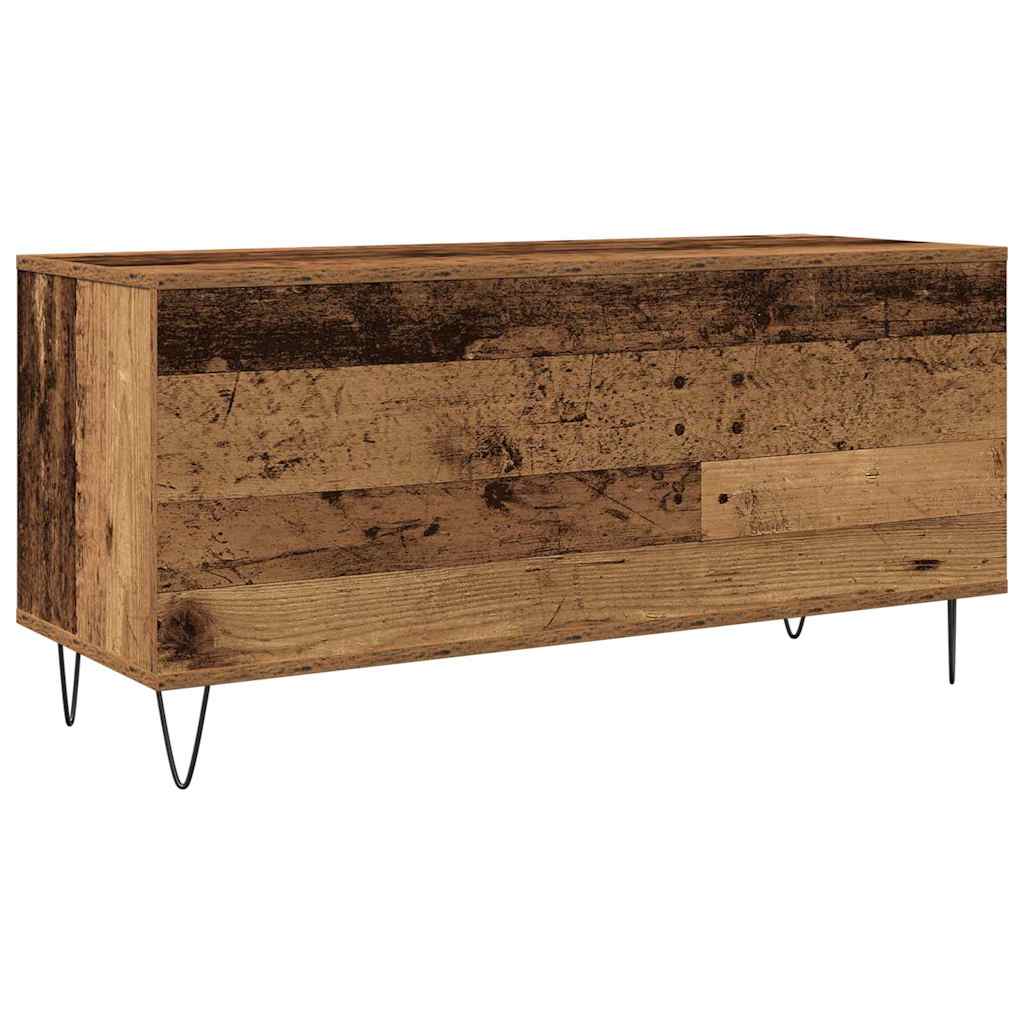 Mueble para discos de vinilo Madera vieja 100 x 38 x 48 cm