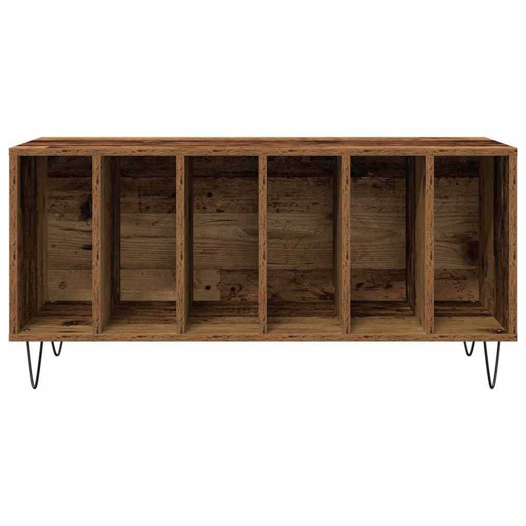 Mueble para discos de vinilo Madera vieja 100 x 38 x 48 cm