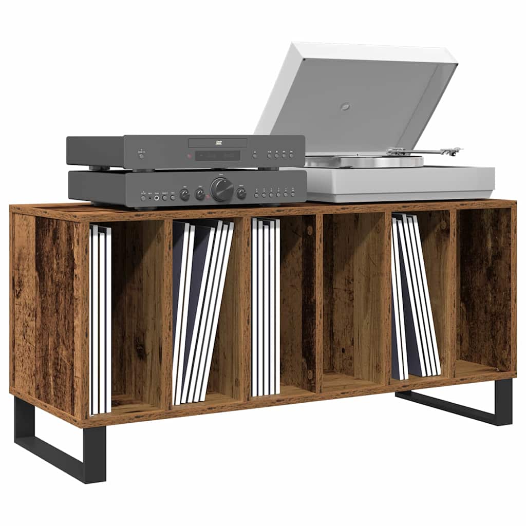 Mueble para discos de vinilo Madera vieja 100 x 38 x 48 cm