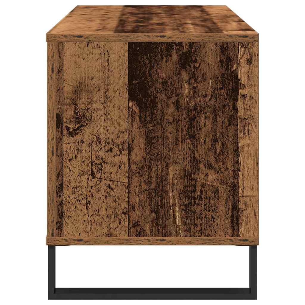 Mueble para discos de vinilo Madera vieja 100 x 38 x 48 cm
