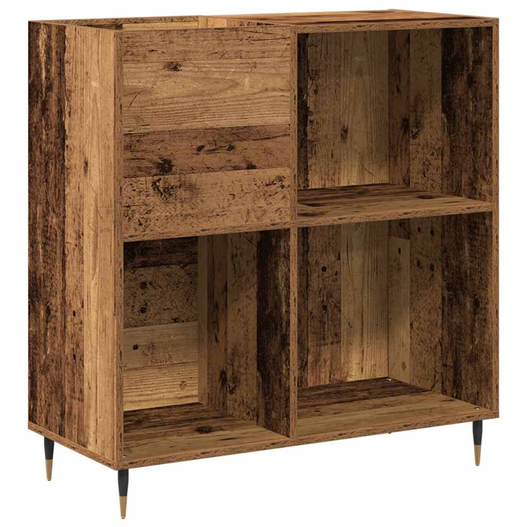 Mueble para discos de vinilo Madera vieja 85 x 38 x 89 cm