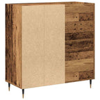 Mueble para discos de vinilo Madera vieja 85 x 38 x 89 cm