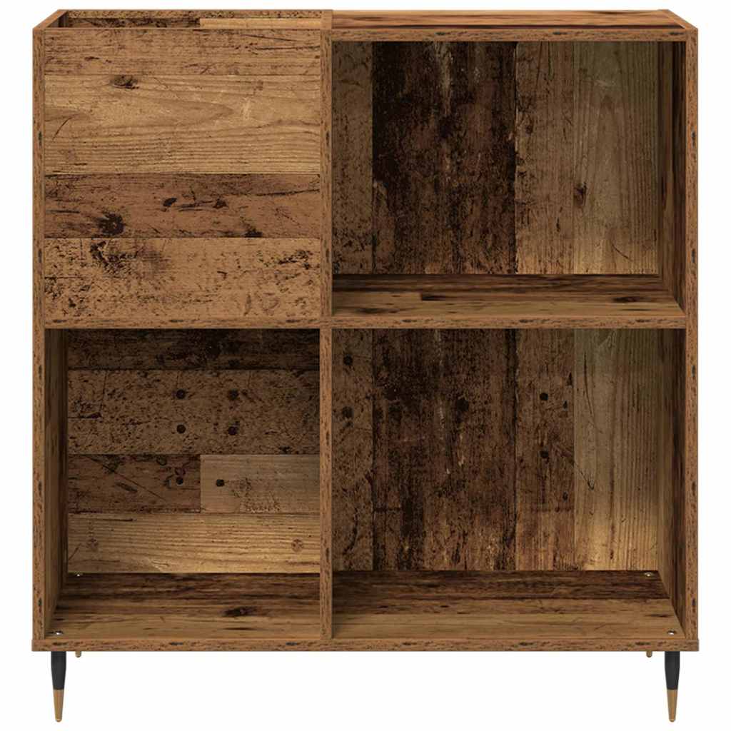Mueble para discos de vinilo Madera vieja 85 x 38 x 89 cm
