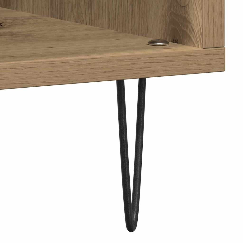 Mueble para discos de vinilo Roble artisan 85 x 38 x 89 cm