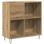 Mueble para discos de vinilo Roble artisan 85 x 38 x 89 cm
