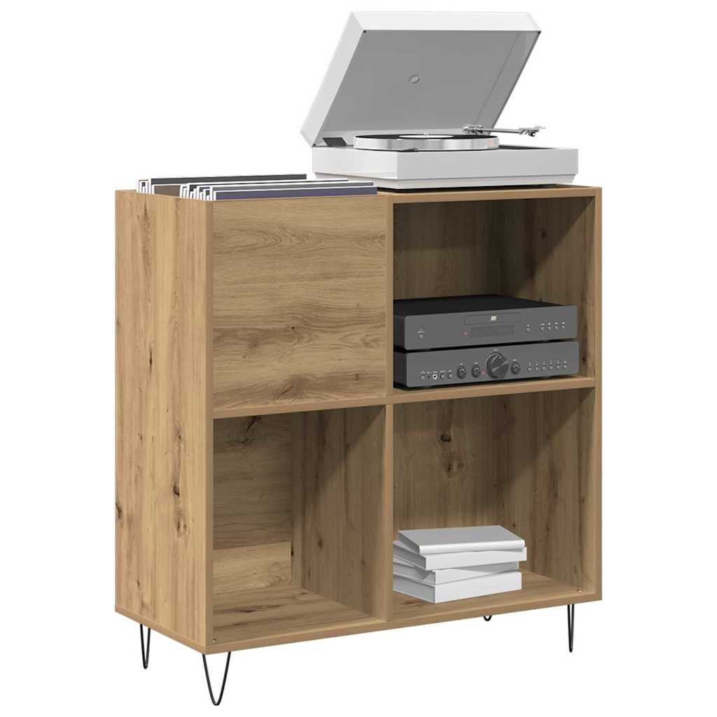 Mueble para discos de vinilo Roble artisan 85 x 38 x 89 cm