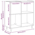 Mueble para discos de vinilo Roble artisan 85 x 38 x 89 cm