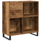 Mueble para discos de vinilo Madera vieja 84,5 x 38 x 89 cm