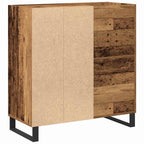 Mueble para discos de vinilo Madera vieja 84,5 x 38 x 89 cm