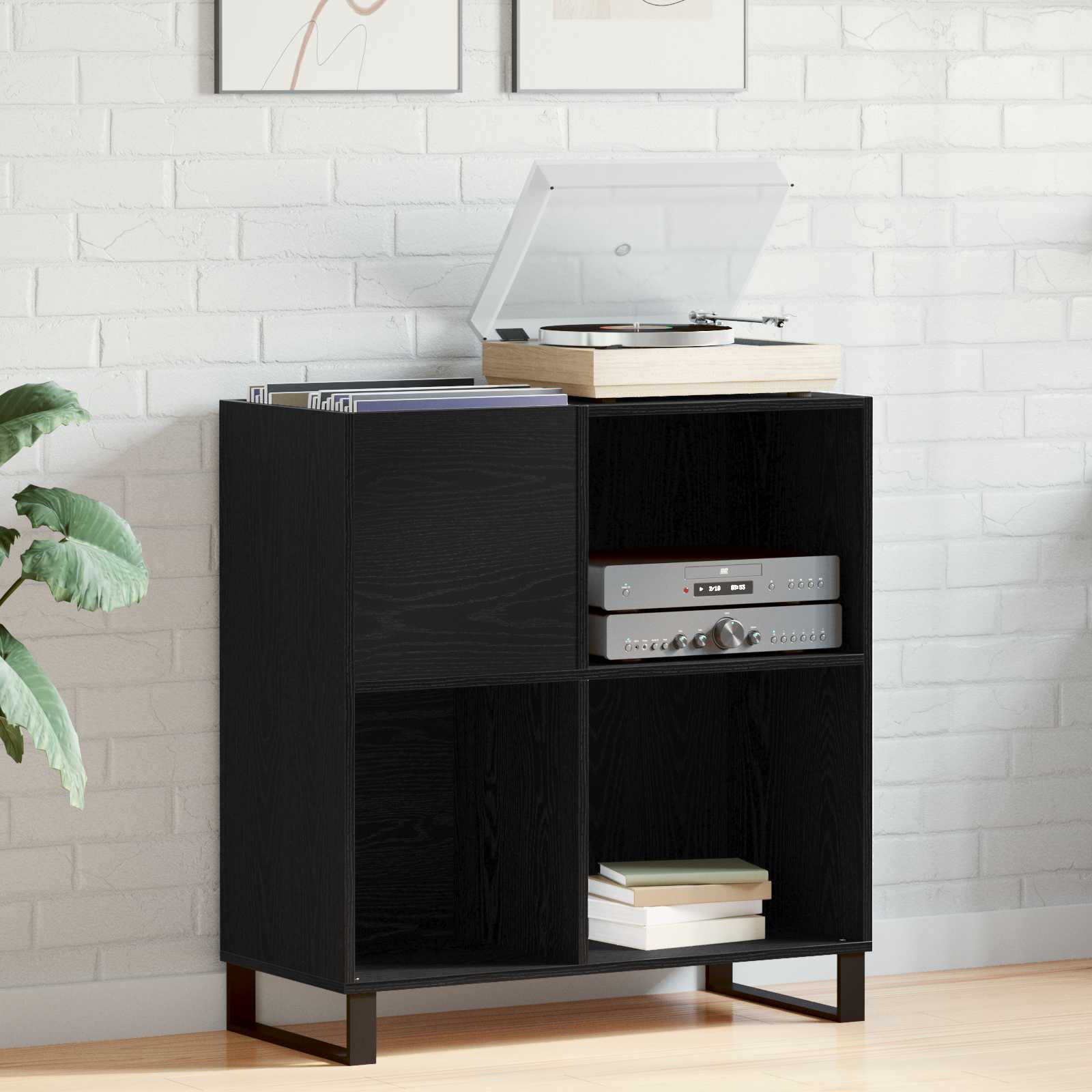 Vintage Vinyl Record Cabinet 84.5 x 38 x 89 cm