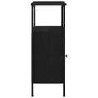 Armario de Noche 2 pcs Roble Negro 41 x 31 x 80 cm