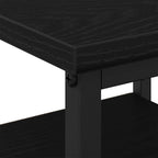 Armario de Noche con cajón 2 pcs Roble Negro 34 x 36 x 50 cm