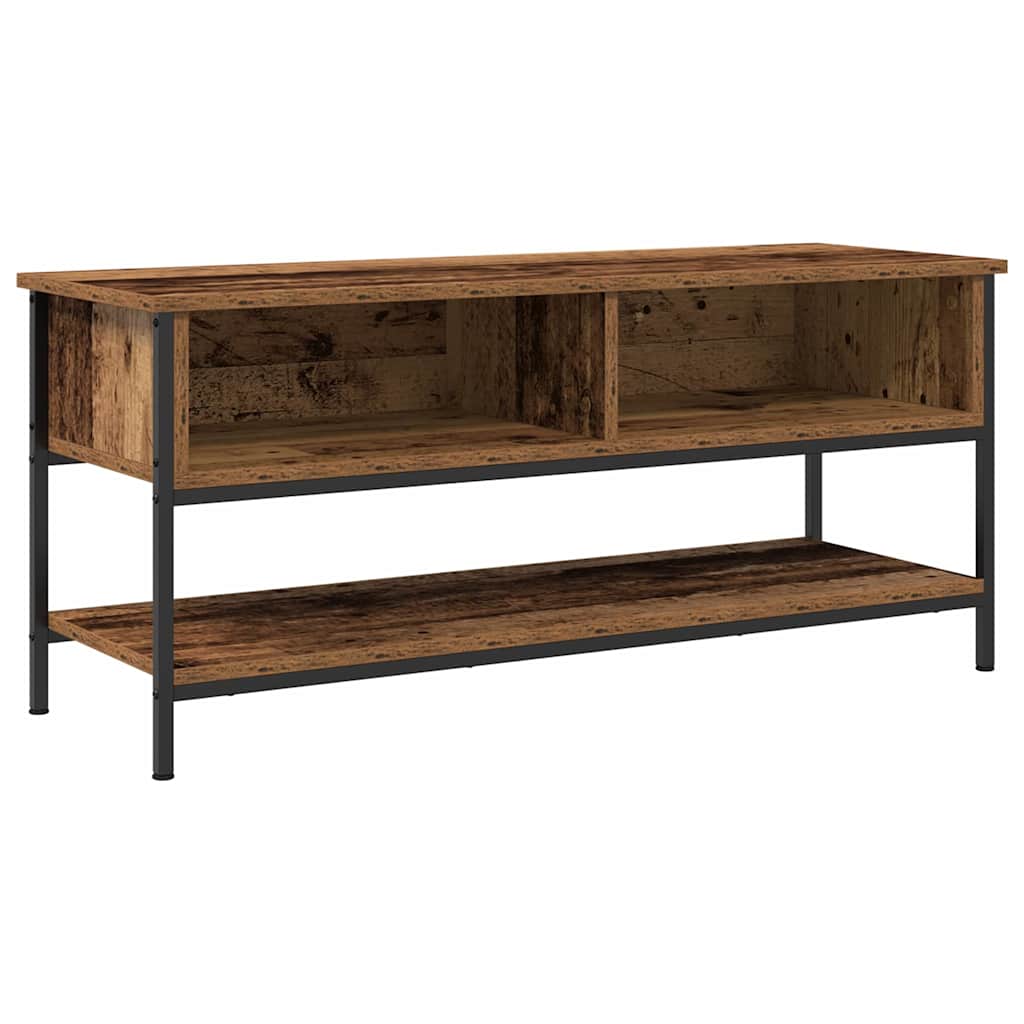 Conjunto de mueble de TV Madera envejecida 100 x 35 x 45 cm
