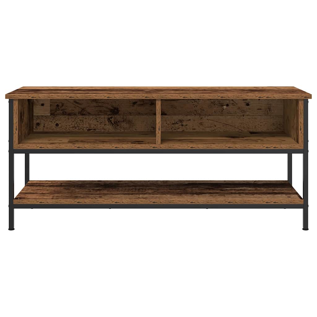 Conjunto de mueble de TV Madera envejecida 100 x 35 x 45 cm